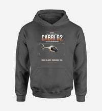 Thumbnail for Guimbal Cabri G2 design on dark gray double-side hoodie, single-side print