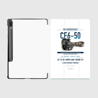 Thumbnail for CF6-50 design on white samsung tablet tablet case