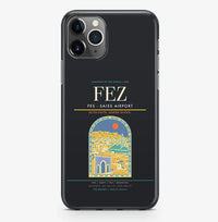 Thumbnail for Fez Airport (FEZ) design on black iPhone 16 Pro MagSafe case