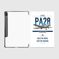 Thumbnail for Piper PA-28 Cherokee design on white samsung tablet tablet case