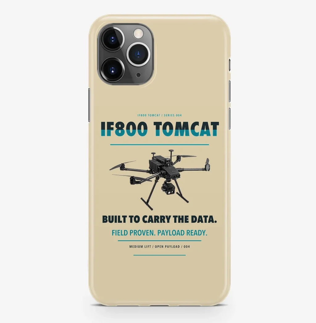 Inspired Flight IF800 Tomcat Case ProMax design on beige iphone case promax