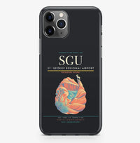 Thumbnail for St. George Airport (SGU) design on black iPhone 16 Pro MagSafe case