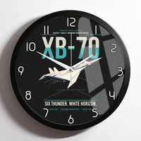 Thumbnail for XB-70A Valkyrie design on black framed wall clock