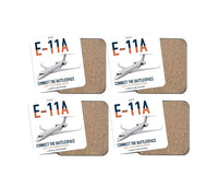 Thumbnail for E-11A BACN design on white 4 pieces set coaster