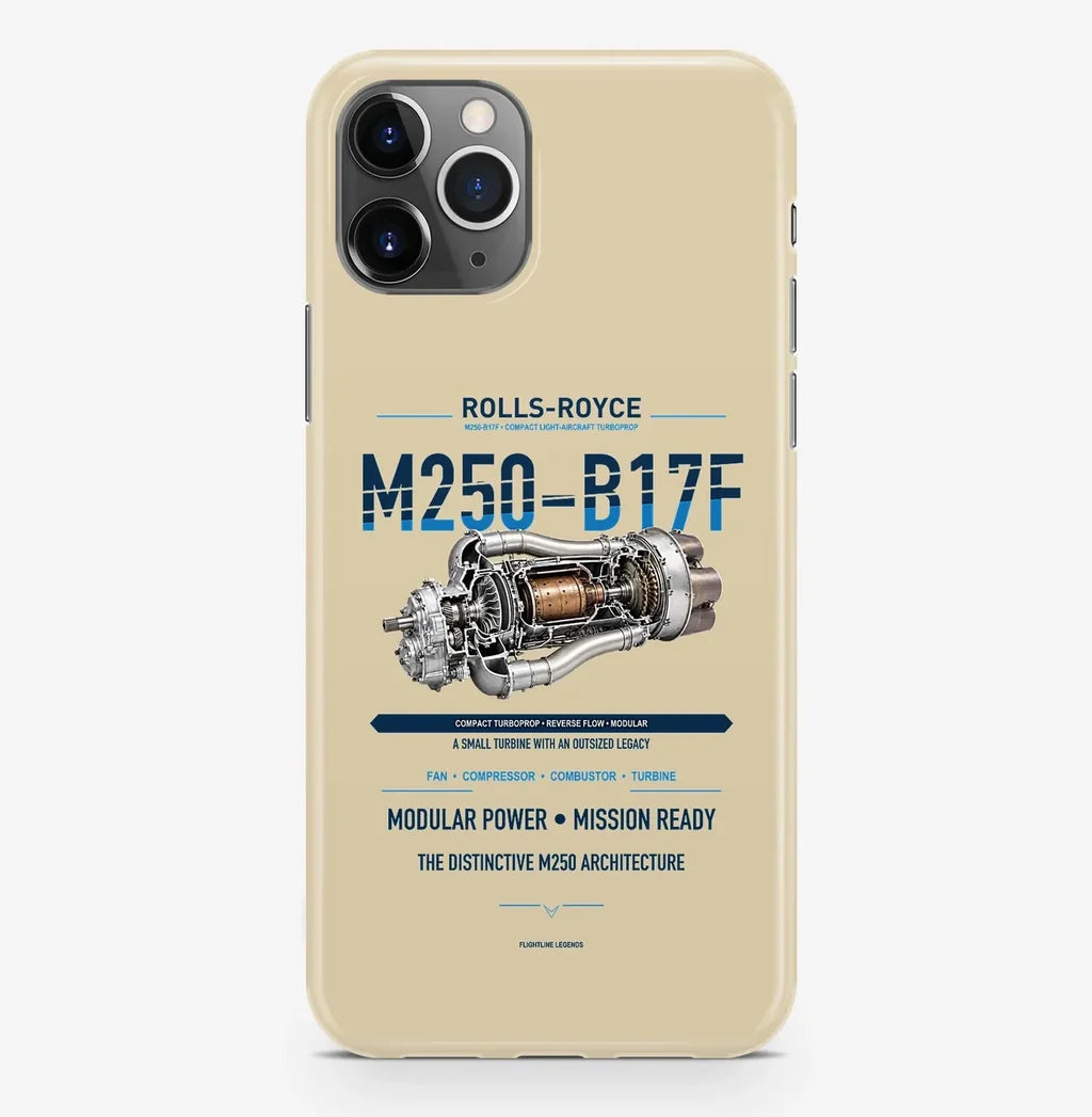 M250-B17F Case ProMax design on beige iphone case promax