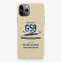 Thumbnail for Beechcraft Baron G58 design on beige magsafe iphone case, for iPhone Pro Max
