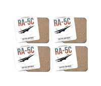 Thumbnail for RA-5C Vigilante design on white 4 pieces set coaster