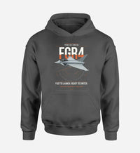 Thumbnail for Eurofighter Typhoon FGR4 design on dark gray double-side hoodie, single-side print