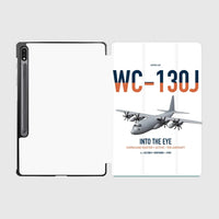 Thumbnail for WC-130J Hurricane Hunter design on white samsung tablet tablet case