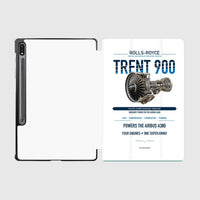 Thumbnail for TRENT 900 design on white samsung tablet tablet case