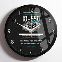 Thumbnail for IO-550 design on black framed wall clock