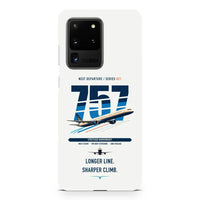 Thumbnail for Boeing 757-300 design on samsung case - white