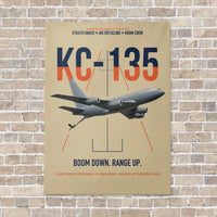 Thumbnail for KC-135 STRATOTANKER vertical canvas print - no frame - beige background