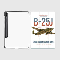 Thumbnail for B-25J Mitchell design on white samsung tablet tablet case