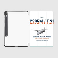 Thumbnail for Airbus C295M T.21 design on white samsung tablet tablet case