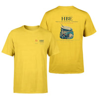 Thumbnail for Borg El Arab Airport (HBE) design printed on yellow double-side t-shirt