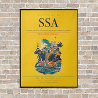 Thumbnail for Salvador - Deputado Luis Eduardo Magalhaes International Airport SSA - Canvas Framed - Yellow