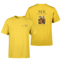 Thumbnail for Nuremberg Airport (NUE) design printed on yellow double-side t-shirt