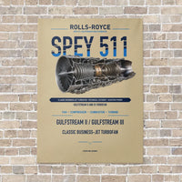 Thumbnail for SPEY 511 vertical canvas print - no frame - beige background
