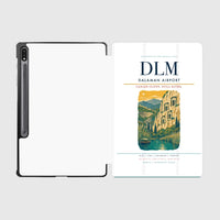Thumbnail for Dalaman Airport (DLM) design on white samsung tablet tablet case