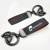 Thumbnail for airberlin Horseshoe Buckle key chain in gray