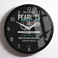 Thumbnail for PEARL 15 design on black framed wall clock