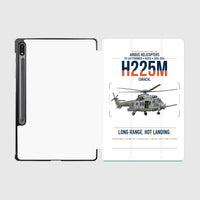 Thumbnail for Airbus Helicopters H225M Caracal design on white samsung tablet tablet case