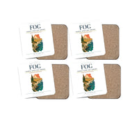 Thumbnail for Foggia Gino Lisa Airport (FOG) design on white 4 pieces set coaster