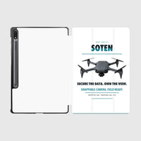 Thumbnail for ACSL SOTEN design on white samsung tablet tablet case