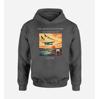Thumbnail for VINTAGE G4448 - The Migration Escort - Premium Hoodie design on darkgray premium