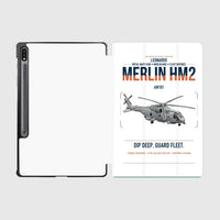 Thumbnail for Leonardo AW101 Merlin HM2 design on white samsung tablet tablet case