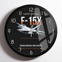 Thumbnail for F-15X Advanced Eagle Proposal Proven Airframe New Capacity design on black framed wall clock