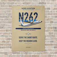 Thumbnail for Nord 262A vertical canvas print - no frame - beige background