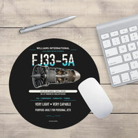 Thumbnail for FJ33-5A design on black round mouse pad