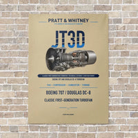 Thumbnail for JT3D vertical canvas print - no frame - beige background