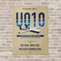 Thumbnail for Airbus U010 Aliaca Fixed-wing vertical canvas print - no frame - beige background