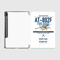 Thumbnail for Air Tractor AT-802F Fire Boss design on white samsung tablet tablet case