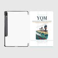 Thumbnail for Greater Moncton International Airport (YQM) design on white samsung tablet tablet case