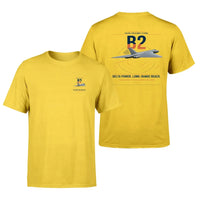 Thumbnail for Avro Vulcan B2 design on yellow t-shirt, double-side print