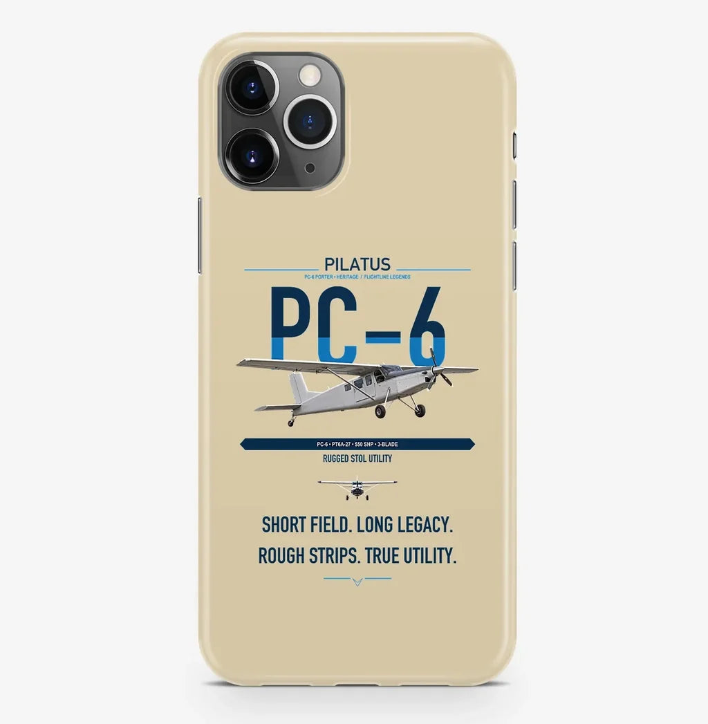 Pilatus PC-6 Porter design on beige magsafe iphone case, for iPhone Pro Max