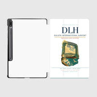Thumbnail for Duluth International Airport (DLH) design on white samsung tablet tablet case