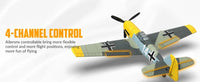 Thumbnail for BF109 400mm 4CH RC Warbird (2.4GHz, 1-Key U-Turn) 761-11 - view 18