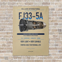 Thumbnail for FJ33-5A vertical canvas print - no frame - beige background
