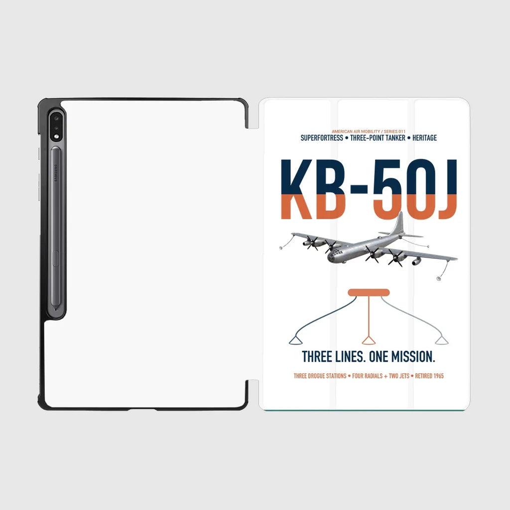 KB-50J Superfortress design on white samsung tablet tablet case