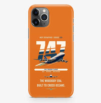 Thumbnail for Boeing 747-200B design on orange magsafe iphone case