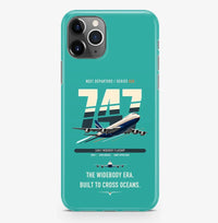 Thumbnail for Boeing 747-200B design on turquoise magsafe iphone case