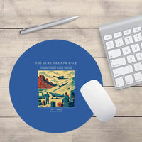 Thumbnail for VINTAGE G4334 - The Dune Shadow Race - Designed Mouse Pads design on blue round