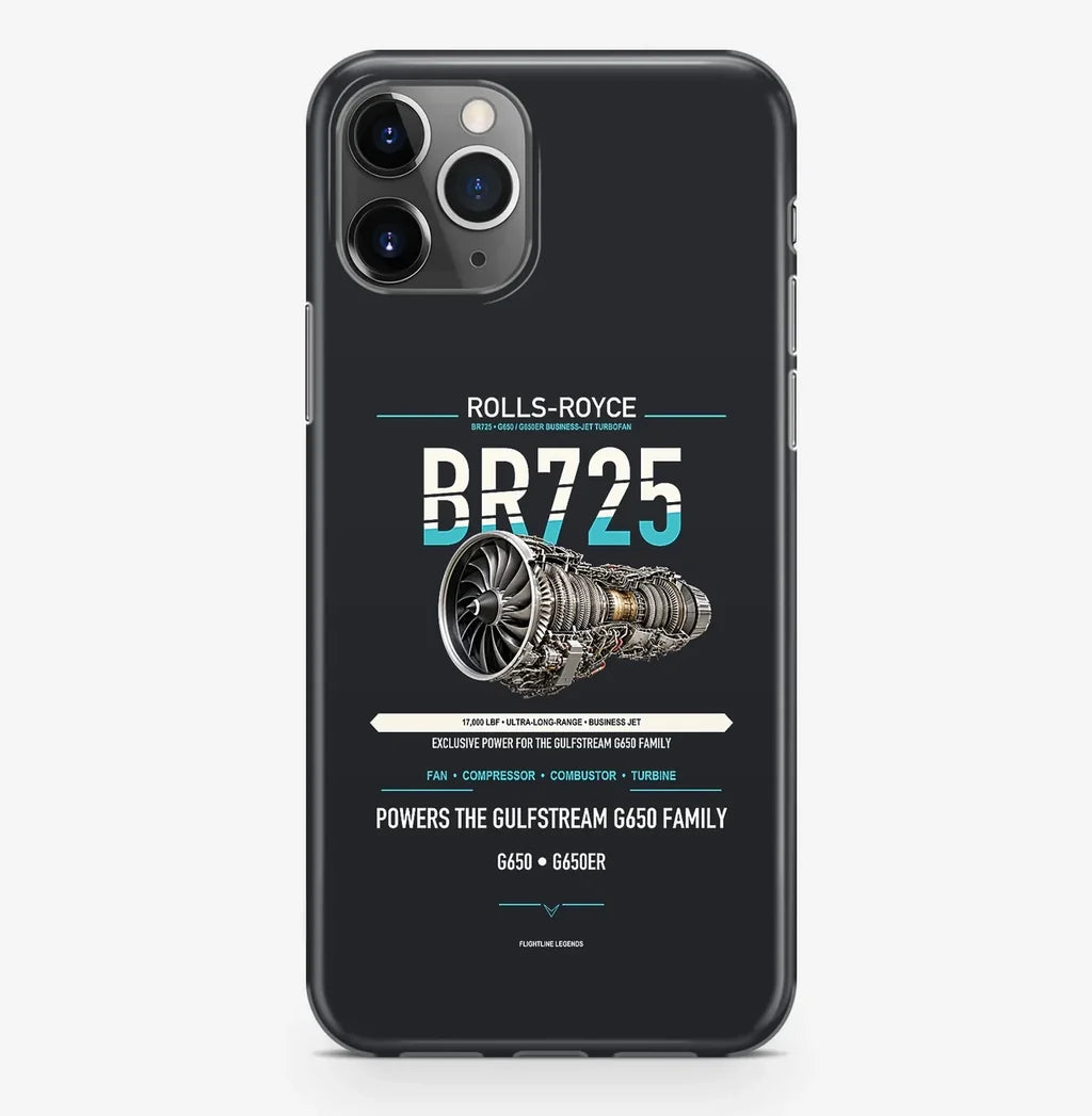 BR725 Case ProMax design on black iphone case promax