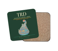 Thumbnail for Trondheim Airport Vrnes TRD Coaster 1-Piece - Dark Green
