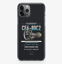 Thumbnail for CF6-80C2 Case ProMax design on black iphone case promax